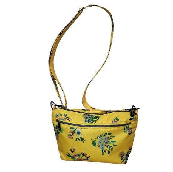 Lug RFID Quilted Crossbody Strap Flare 2 in Bouquet Yellow - Picture 5 of 7